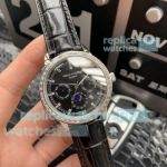 Swiss Grade Copy Patek Philippe Complications Diamond Bezel Watch